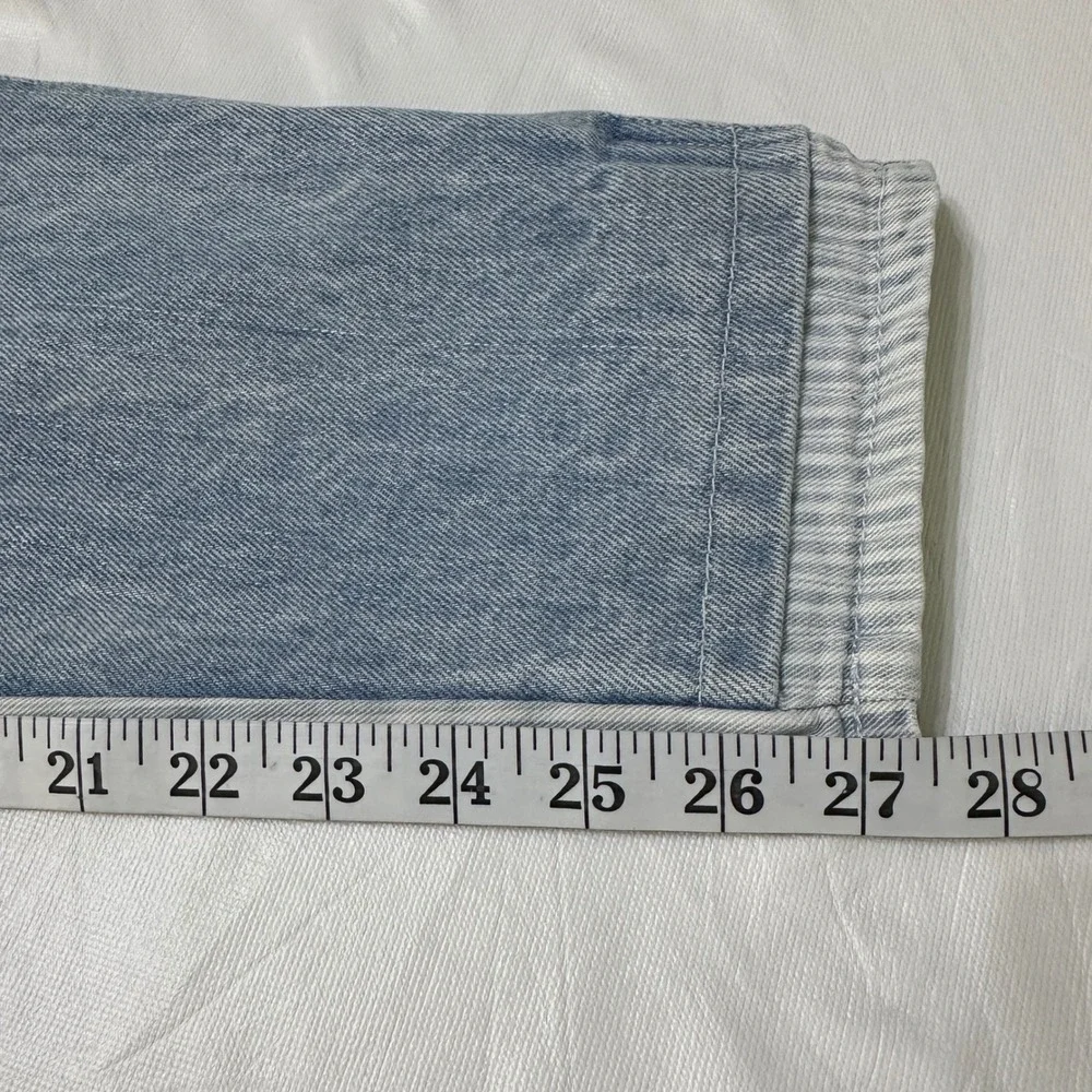 Guess Overalls Womens 1 VTG‎ 90s Pinstriped Colorblock Denim Made in USA Coastal